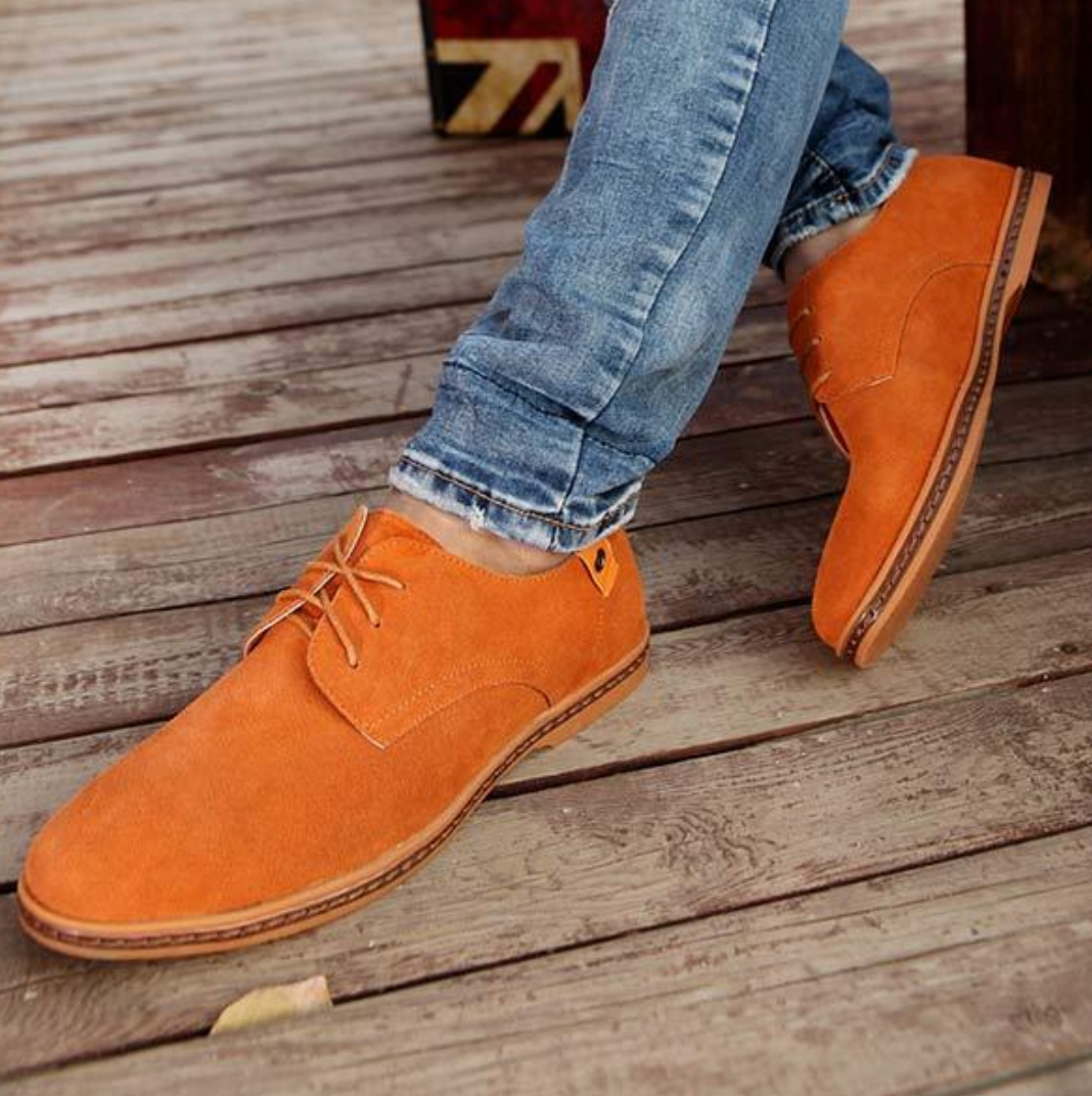 Men's - Suede Shoes - Elegant Design - Stylish Footwear for Any Occasion