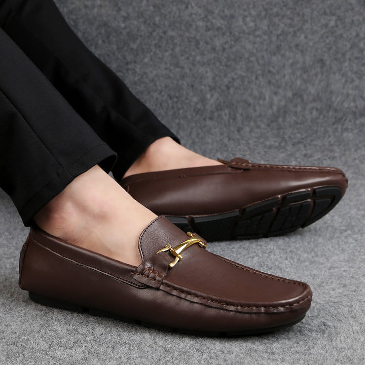Men's - Slip-On Shoes - Genuine High-Quality Leather - Comfortable & Stylish Footwear