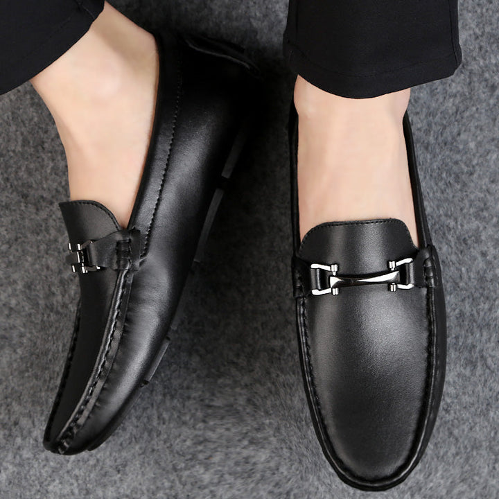 Men's - Slip-On Shoes - Genuine High-Quality Leather - Comfortable & Stylish Footwear