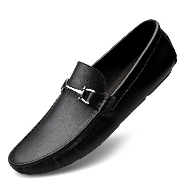 Men's - Slip-On Shoes - Genuine High-Quality Leather - Comfortable & Stylish Footwear